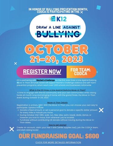 K12/CODCA - Draw A Line Against Bullying (Graphic: Business Wire)